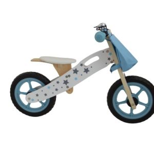 Bicicleta de aprendizaje  con Bolso y Timbre Celeste